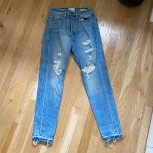 Frame le original skinny distressed jean